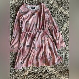 Star Wars Pink Ruffled One Shoulder Sundress